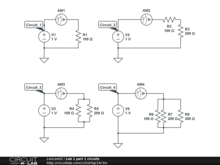 Lab 1 part 1 circuits