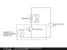 Neurotrigger Common-Source Amplifier