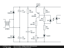 Voltage control with hysteresis