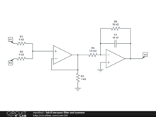 lab 8 low-pass filter and summer