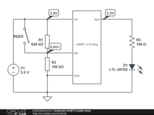 hysteresis lm3671 enable issue