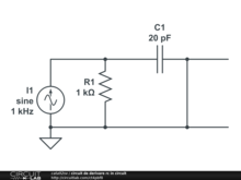 circuit de derivare rc in circuit
