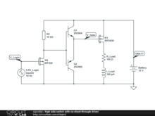 high side switch with no-shoot-through driver