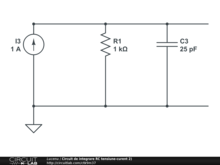 Circuit de integrare RC tensiune-curent 2)