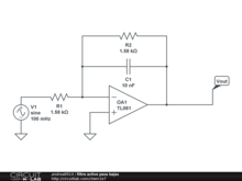 filtro activo pasa bajas