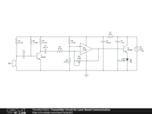 Transmitter Circuit for Laser Based Communication