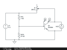 Transistor NPN 1k ohm (not working)