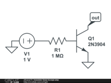 transistor linear-to-expo amp