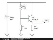 Light sensor for Dottie