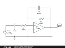 LAB 10 Active Filter Circuit