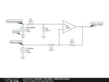 Op-Amps – First Mode – Differential Inputs
