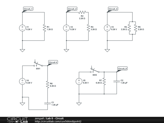 Lab 0 - Circuit - CircuitLab