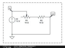 Voltage Divider - Potentiometer 2