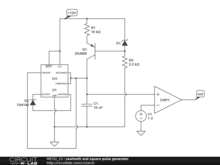 sawtooth and square pulse generator