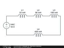 Schematic 16 - Total Series Inductance
