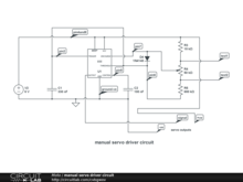 manual servo driver circuit