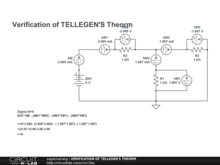 VERIFICATION OF TELLEGEN'S THEORM