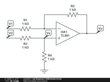 Lab Response 5 Differential Circuit
