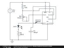 Vibrador Astable de frecuencia variable
