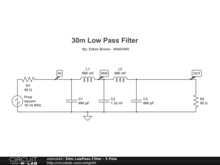 30m LowPass Filter - 5 Pole