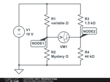 Lab 2 - Wheatstone bridge