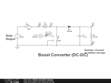 Boost converter charger
