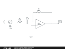 Practical op-amp Differentiator