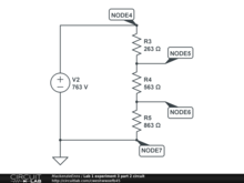 Lab 1 experiment 3 part 2 circuit