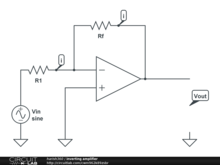 inverting amplifier