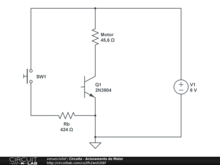 Circuito - Acionamento do Motor