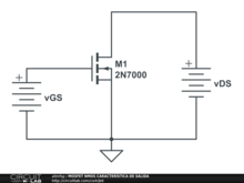 MOSFET NMOS CARACTERÍSTICA DE SALIDA