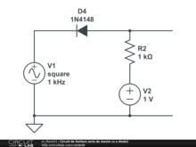 Circuit de limitare serie de maxim cu o dioda1