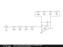 Bass pass Filter- Final Project- Lab available values