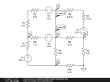 Linear Circuits Project Schematic One