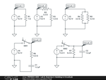 PHYSICS 1E03 - Lab 0, Exercise 2: Building in CircuitLab