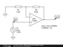 ME319 Non-Inverting Amplifier Example