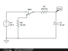 Circuit condensateur