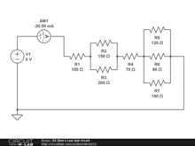 E2 Ohm's Law last circuit