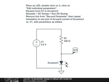 N parameter sweep in edited LED model 02