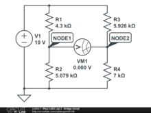 Phys 1E03 Lab 2 - Bridge circuit