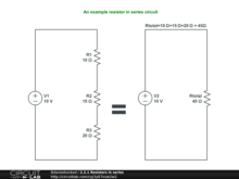 2.2.1 Resistors in series