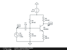 Common Emitter Amplifier