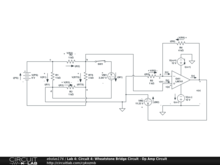Lab 4: Circuit 4: Wheatstone Bridge Circuit - Op Amp Circuit