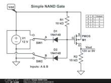 Simple NAND Gate