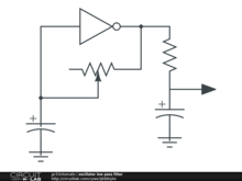 oscillator low pass filter