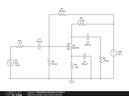 Simulation Exercise 6: Part 2 - CircuitLab