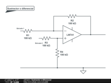 Sustractor o diferencial