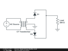 Simple Full-wave Rectifier circuit