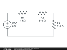 Schematic 1 - Total Resistance