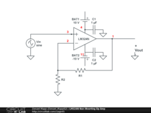 LM324N Non Inverting Op Amp